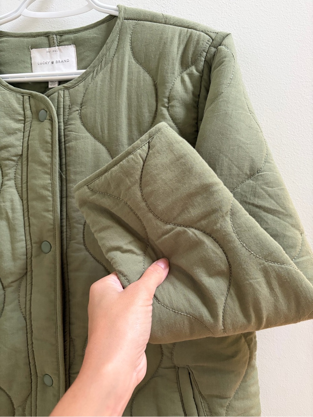 LUCKY BRAND QUILTED COAT - Picture 6 of 8